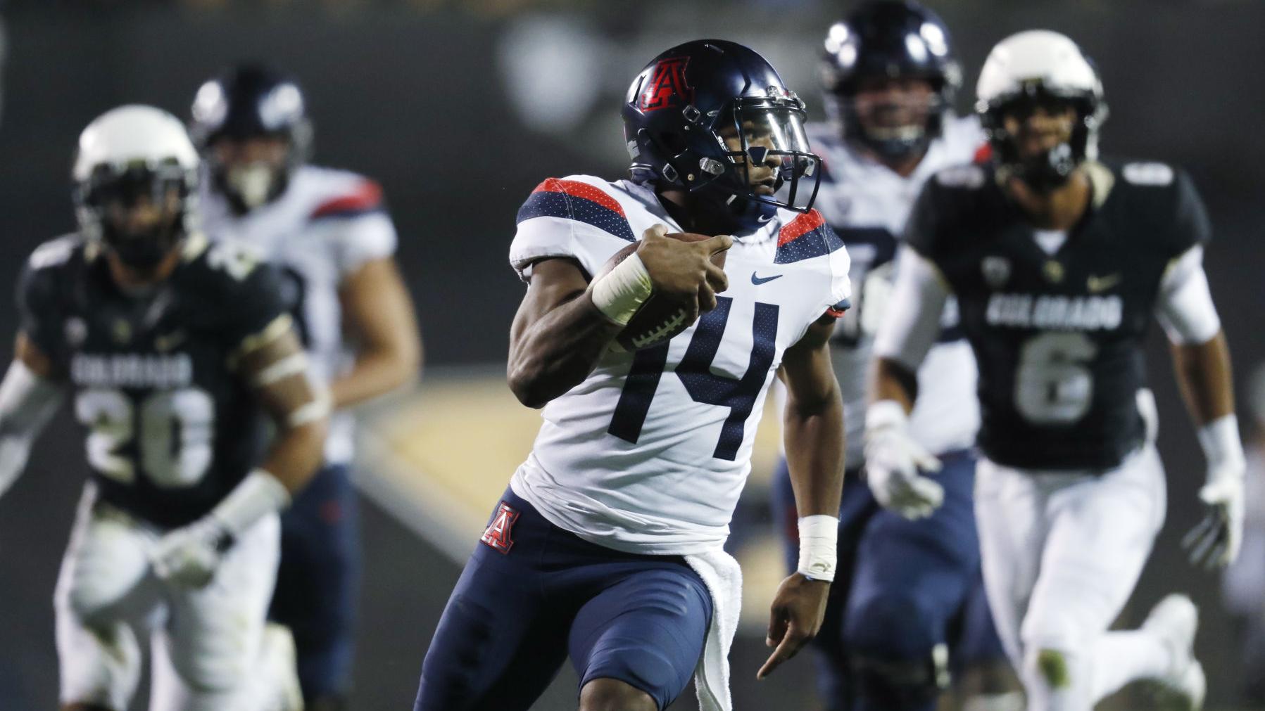 Khalil Tate’s record-setting performance propels Arizona Wildcats past Colorado
